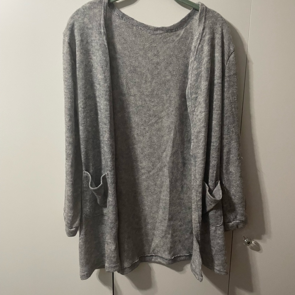 Gray Cardigan